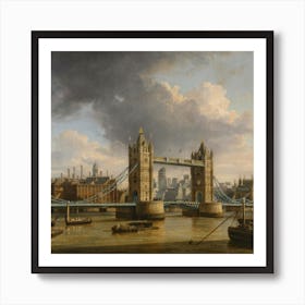 Tower Bridge In London Art Print