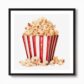 Popcorn In A Box 4 Art Print