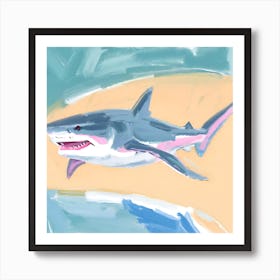 Bull Shark 04 Art Print