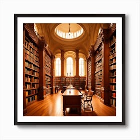 Library Stock Videos & Royalty-Free Footage Art Print