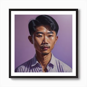 Enchanting Realism, Paint a captivating portrait of young, handsom asian man 2, that showcases the subject's unique personality and charm. Generated with AI, Art Style_V4 Creative, Negative Promt: no unpopular themes or styles, CFG Scale_11.0, Step Scale_50. Art Print