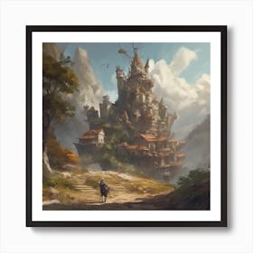 Fantasy Castle 56 Art Print