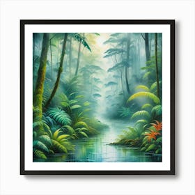 Jungle River Poster