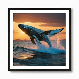 Humpback Whale Art Print