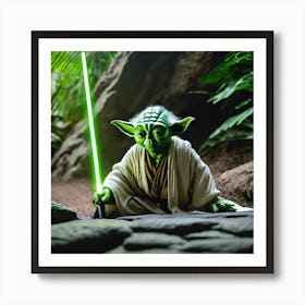 Yoda master Art Print