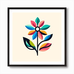 Abstract Flower Art Print