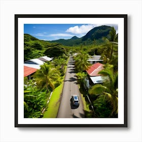 Plant Community Vegetation Window Car Holiday Maker Drone District Tour Tourism Rural Walk (2) Art Print