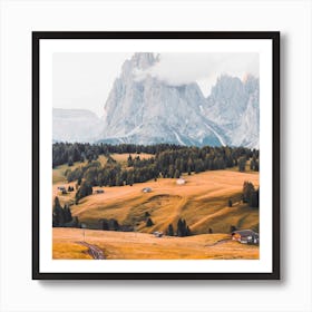 Autumn in the Dolomites Art Print