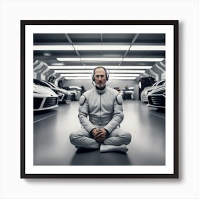Steve Jobs In Space 2 Art Print