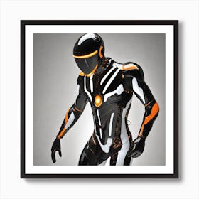 Futuristic Robot 50 Art Print