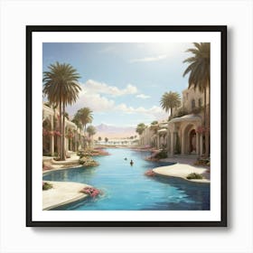 Egyptian City Art Print