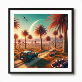 Desert Landscape Art Print