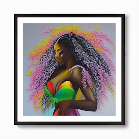 From Melanin, With Love - In Abstraction Art Print