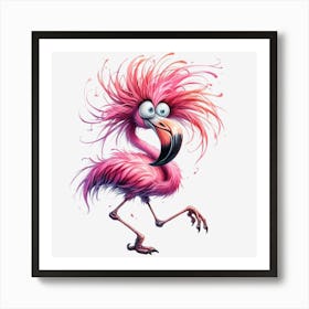 Pink Flamingo 1 Art Print