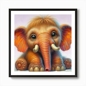 Little Elephant Art Print