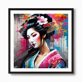 Geisha 143 Art Print