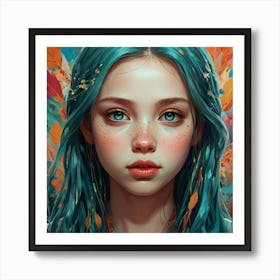 Anime Girl 5 Art Print