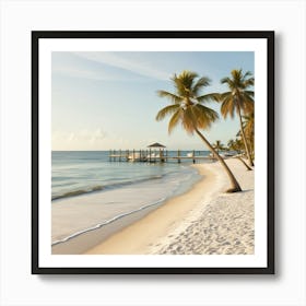 Beach - Beach Stock Videos & Royalty-Free Footage 1 Art Print