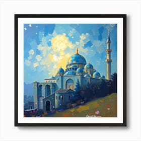 Blue Mosque Art Print