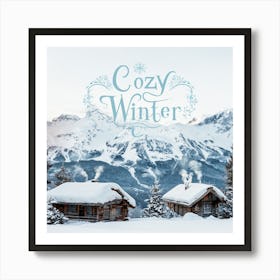 Cozy Winter art print 1 Poster