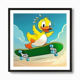 Leonardo Phoenix 09 A Vibrant Cartoonstyle Illustration Of A C 3 Art Print