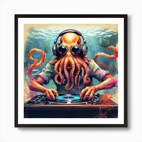 Dj Octopus 1 Poster