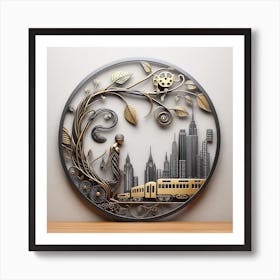 Nyc Cityscape Art Print