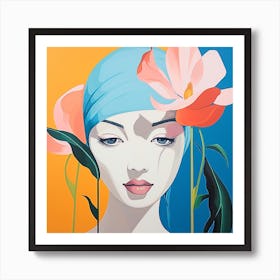 flower girl 1 Art Print