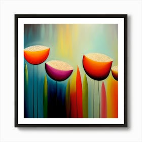 Abstract Of Flowers 1 Art Print