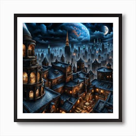 Fantasy City 22 Art Print