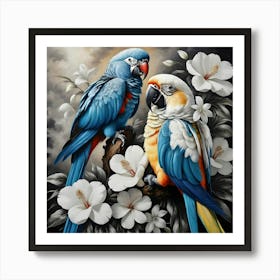 Parrots Art Print