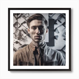 Portrait Of A Young Man 1 Art Print