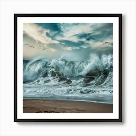 Stormy Sea Art Print