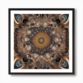 Fractal Mandala Art Print