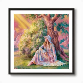 Angel Of The Forest Art Print