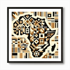 The African Patch Art Print