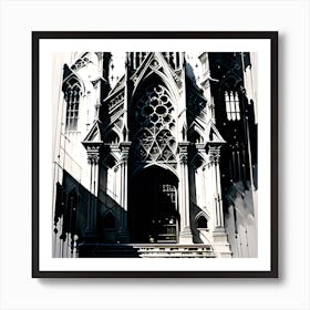 New York Cathedral Art Print