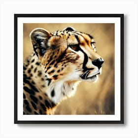 Artistic Picture Of A Cheetah (7) Art Print