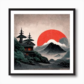 Myeera Samurai Ninja Japan Temple Zen Garden Elven Fae7abbf C8e2 4e03 9963 Ceb54932e91b Art Print