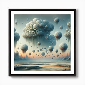 Alien landscape Art Print