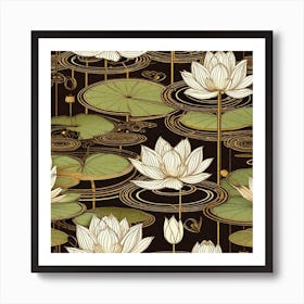 Water Lilies 4 Art Print