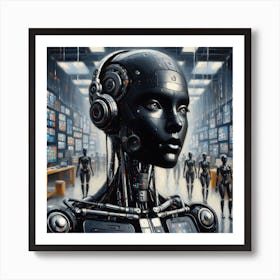 Robots Of The Future Art Print