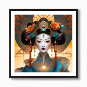 Geisha 36 Art Print