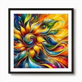 Abstract Painting 44 Art Print