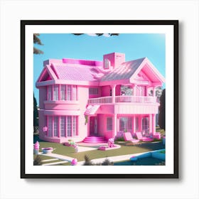 Barbie Dream House (686) Art Print