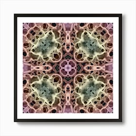 Abstraction Watercolor Mandala Art Print