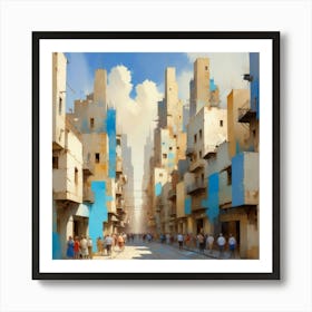 City In The Sky 3 Art Print