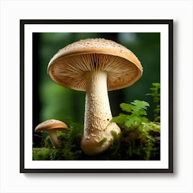 Mushroom Stock Videos & Royalty-Free Footage 1 Art Print