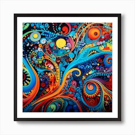 Abstract Painting, Abstract Art, Abstract Painting, Psychedelic Art, Psychedelic Art Art Print