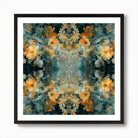 Floral Wallpaper Art Print